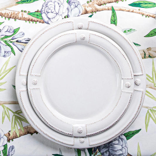 Juliska Berry & Thread French Panel Whitewash Dinner Plate