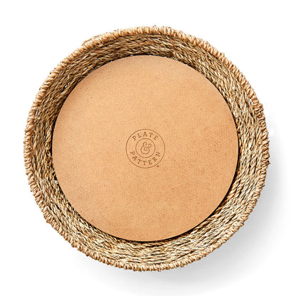 Woven Seagrass Plates, Set of 4