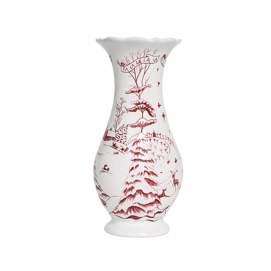Juliska Country Estate Winter Frolic Ruby 9" Vase