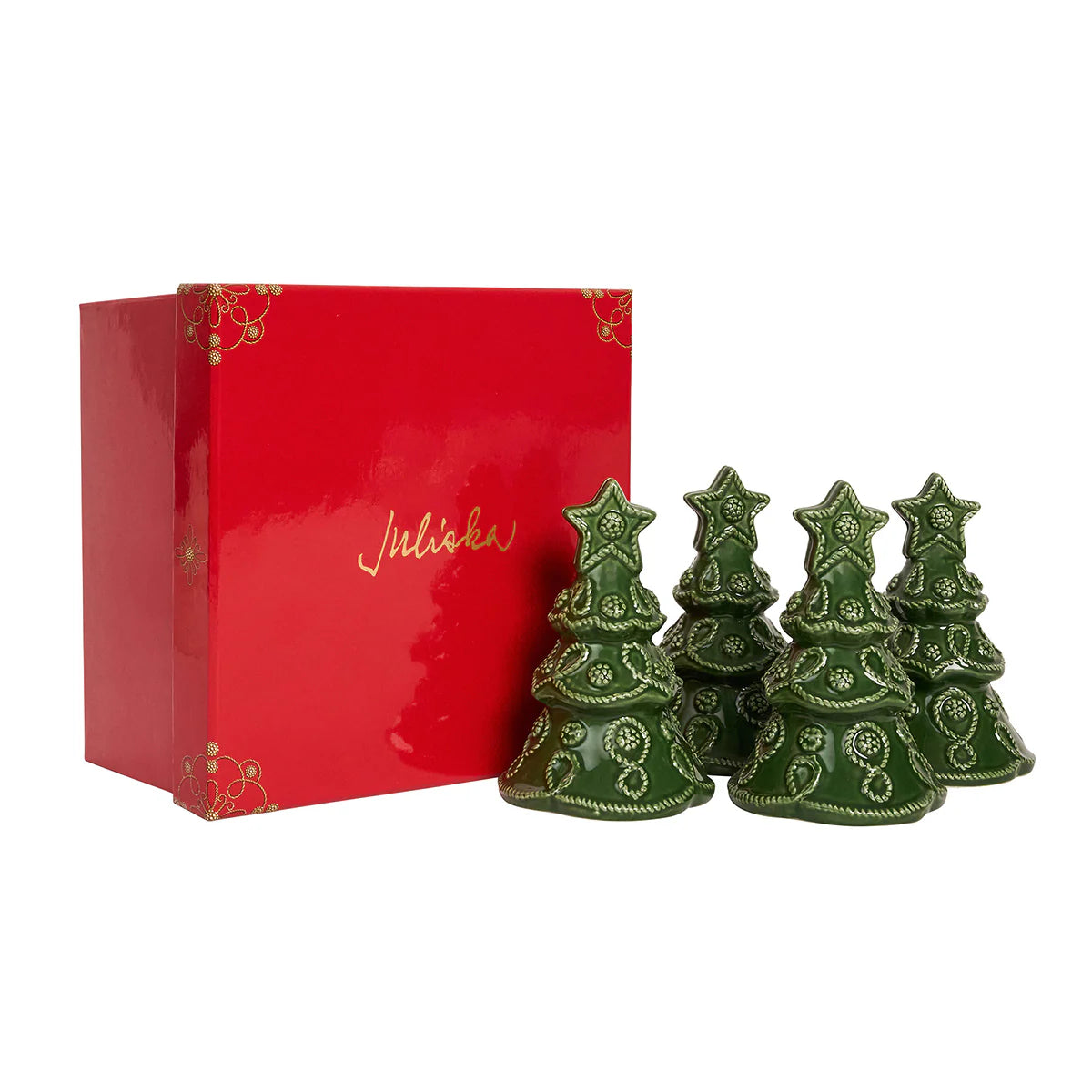 Juliska Berry & Thread Basil Tree Place Card Holders (Set of 4)