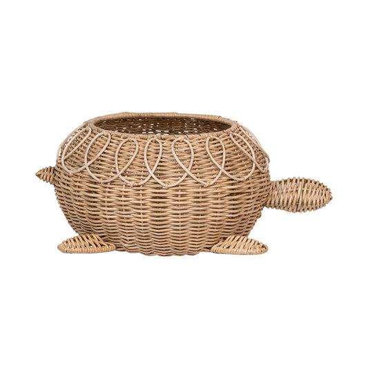 Juliska Provence Rattan Whitewash Turtle