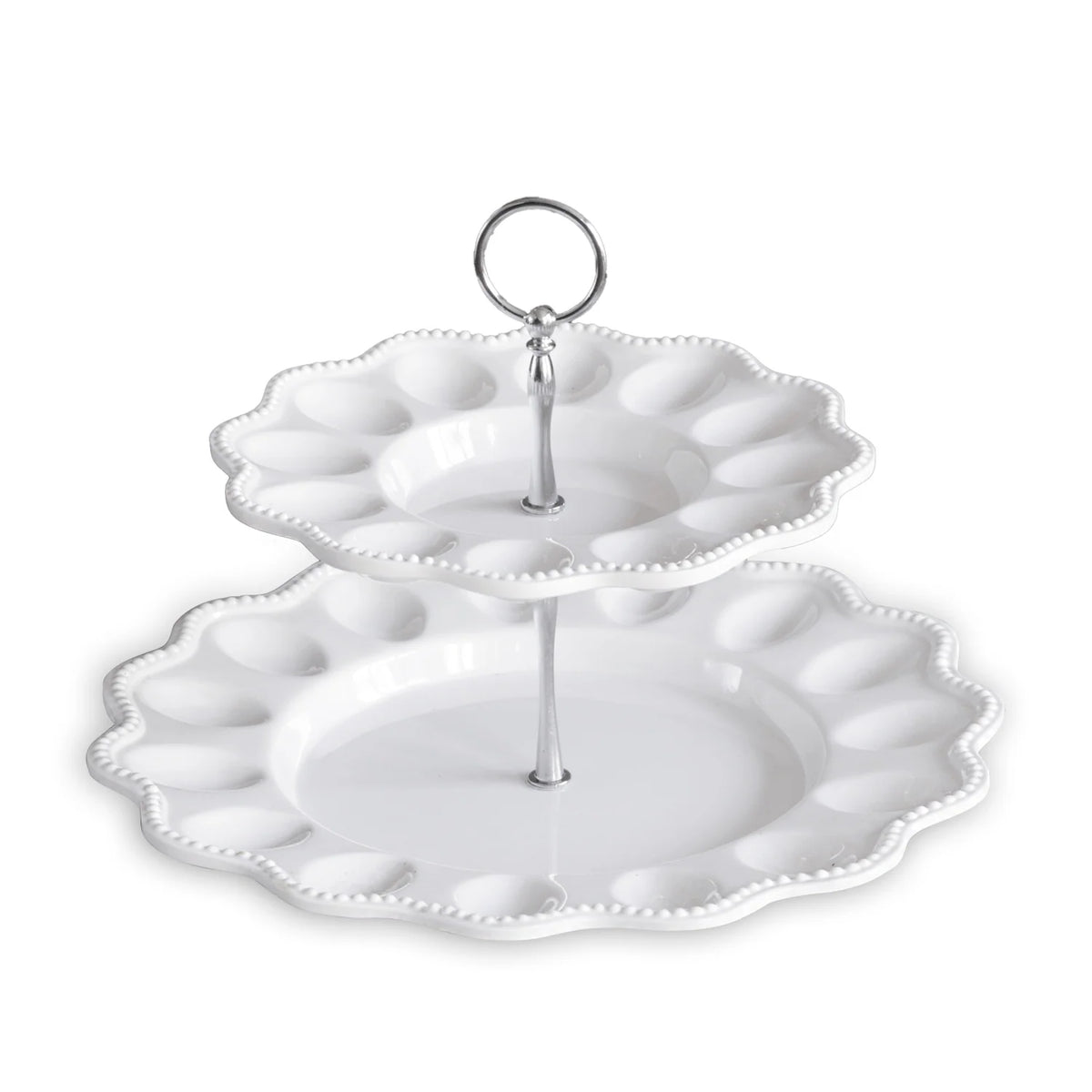Vida Alegria Two-Tiered Egg Server