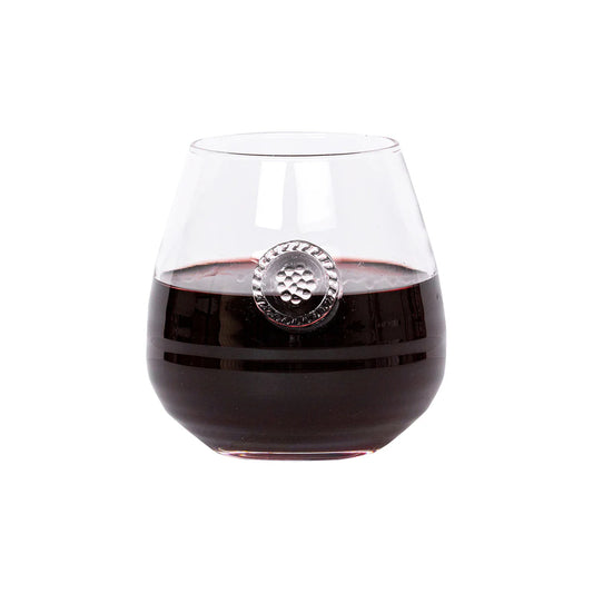 Juliska Berry & Thread Stemless Red Wine Glass