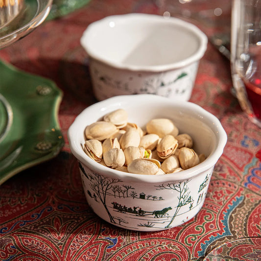 Juliska Country Estate Winter Frolic Evergreen Ramekin