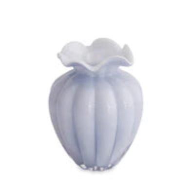 Large Periwinkle Glass Vento Vase