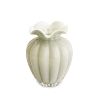 Large Pistachio Glass Vento Vase