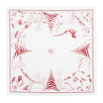 Country Estate Winter Frolic Ruby Napkin, Set of 4 | Juliska