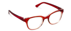 Peeper's Reading Glasses Spell in Red / Peach