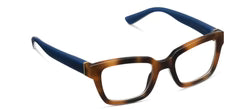 Peeper's Reading Glasses Siren in Mocha Tortoise / Navy
