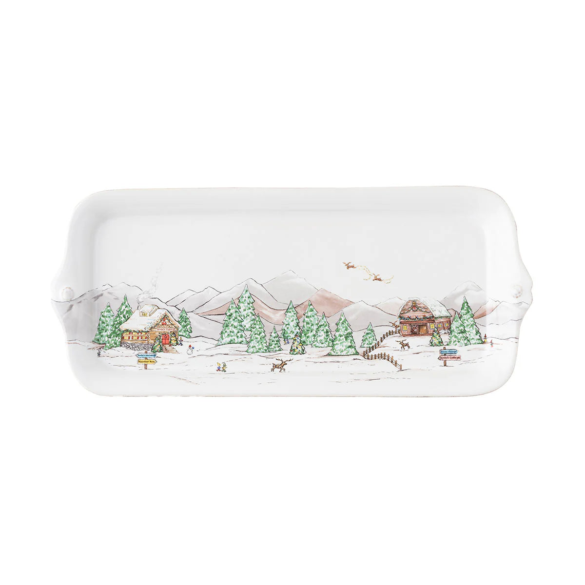 Juliska Berry & Thread North Pole Hostess Tray