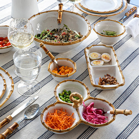 Juliska Bamboo 9" Triple Server