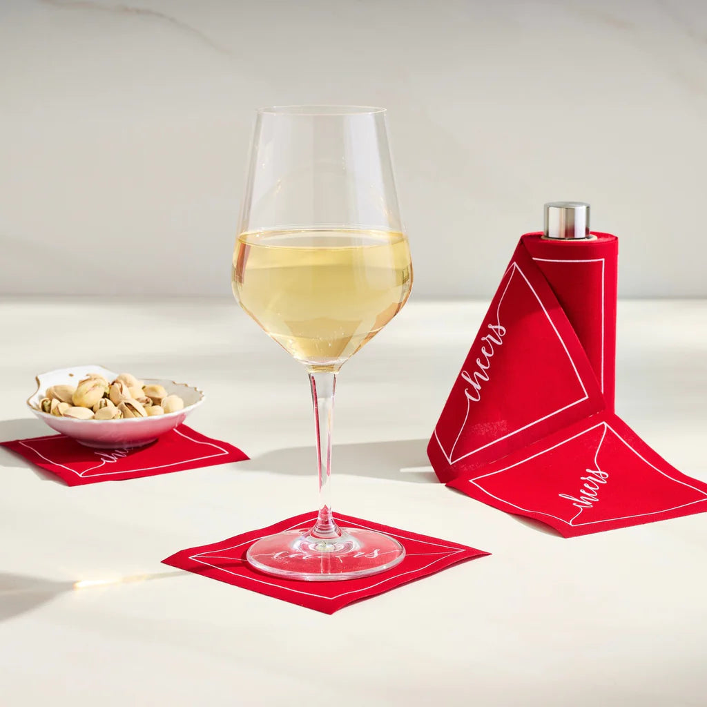 The Red Carpet Cocktail Napkin Roll