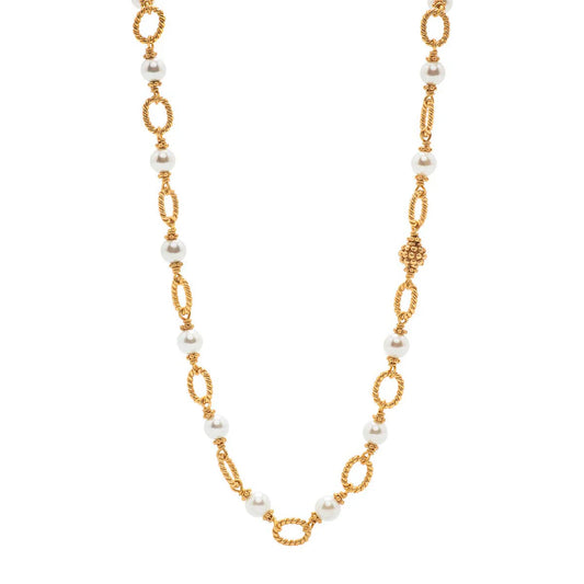 Berry and Bead Chain 24" Pearl, Capucine de Wulf