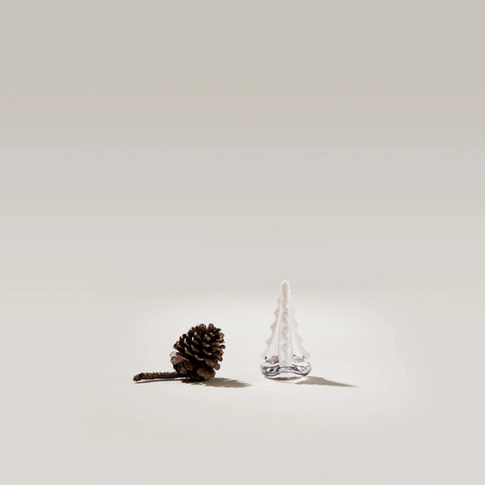 Simon Pearce Snowy Branches Evergreen Tree