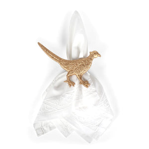 Set of 4 Pheasant Napkin Rings