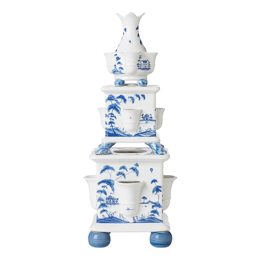 Juliska Country Estate Delft Blue Tulipiere 3 Piece Set