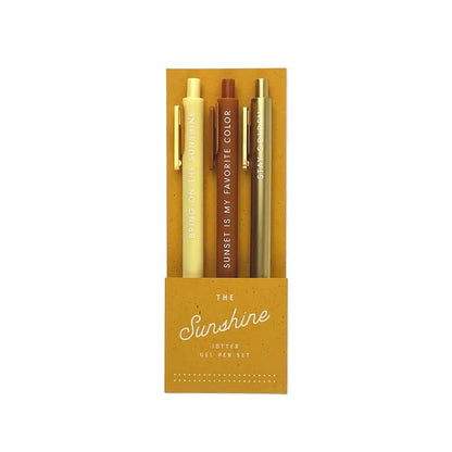 Sunshine Gel Pen Set of 3
