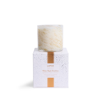 White Maple Bourbon 6.5 oz. Classic Candle, LAFCO