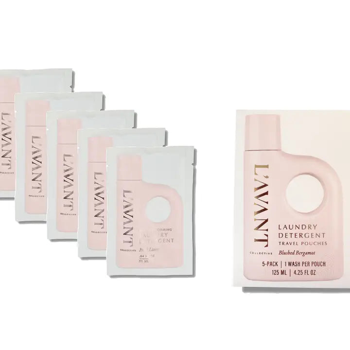 L'Avant Collective Blushed Bergamot Detergent Travel Pack of 5