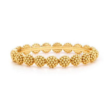 Berry Eternity Small Hinged Bangle in Gold, Capucine de Wulf