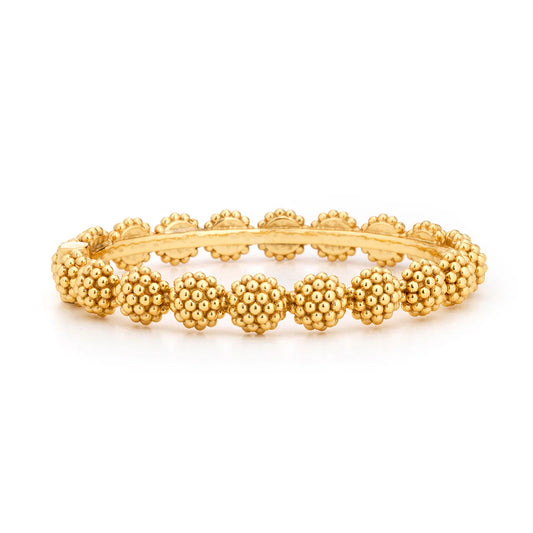 Berry Eternity Small Hinged Bangle in Gold, Capucine de Wulf