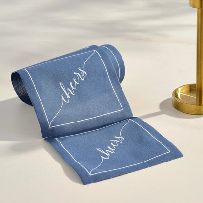 Mystic Blue Cocktail Napkin Roll