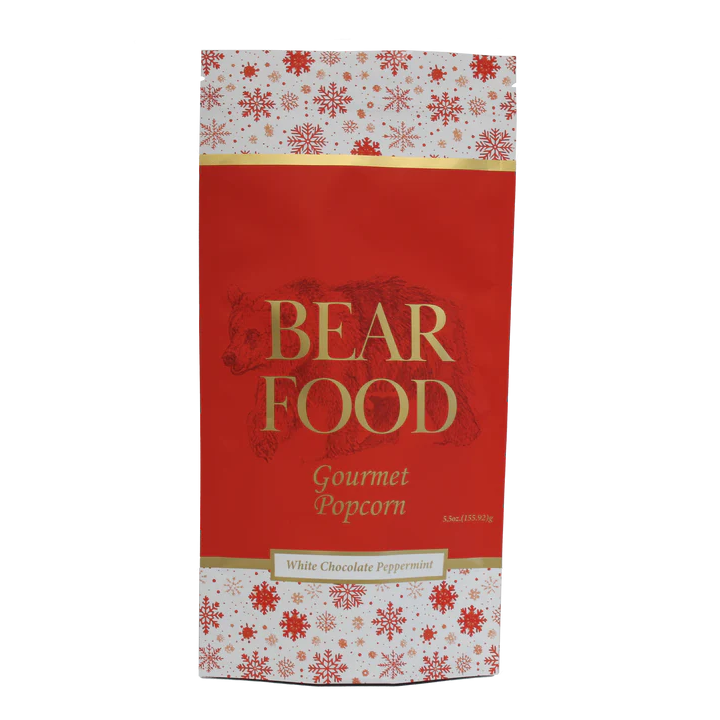 Bear Food White Chocolate Peppermint Popcorn