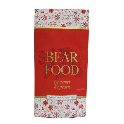 Bear Food White Chocolate Peppermint Popcorn