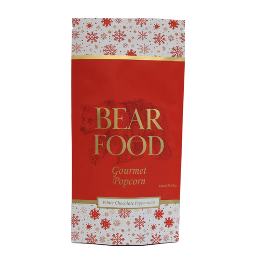 Bear Food White Chocolate Peppermint Popcorn