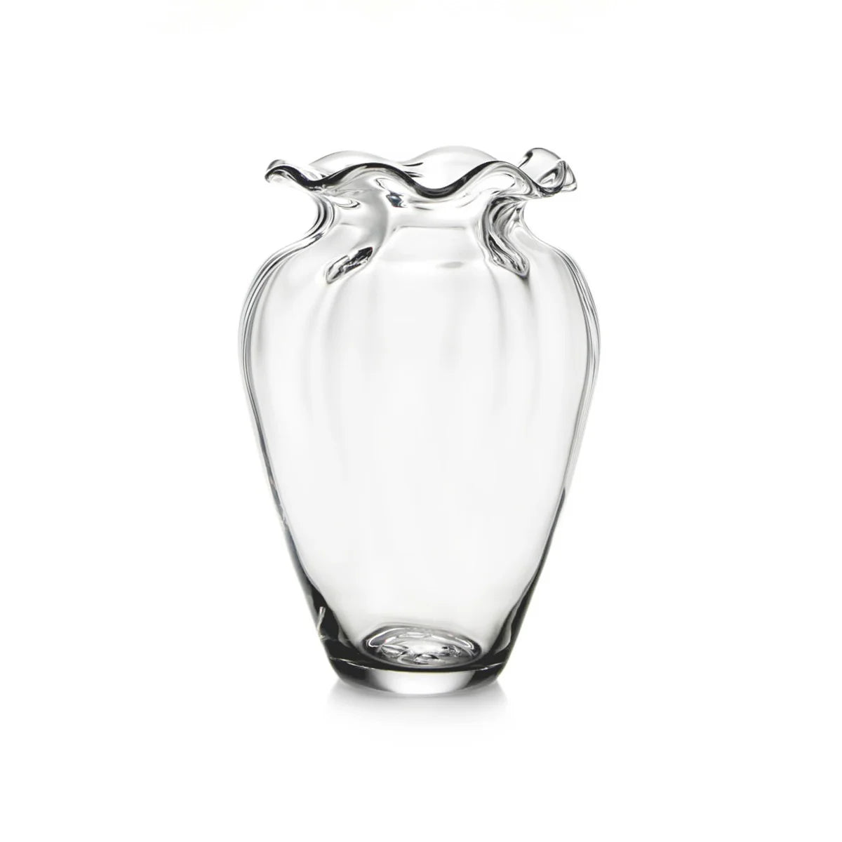 Simon Pearce Chelsea Optic Cinched Vase, Medium