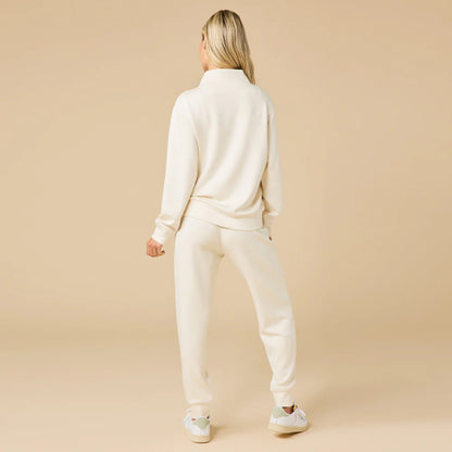 ALMOND DreamTech 1/4 Zip Jogger Set