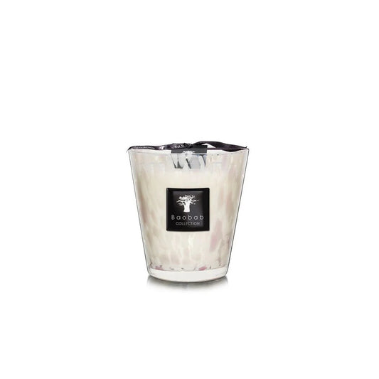 Pearls White Scented Candle | Baobab Collection