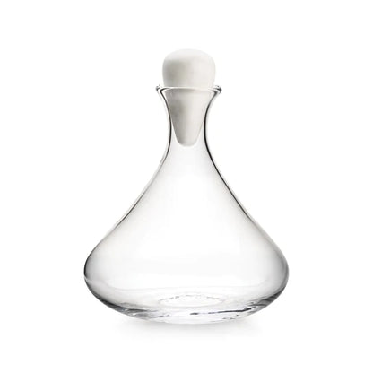Simon Pearce Vintner Wine Decanter With Marble Stopper