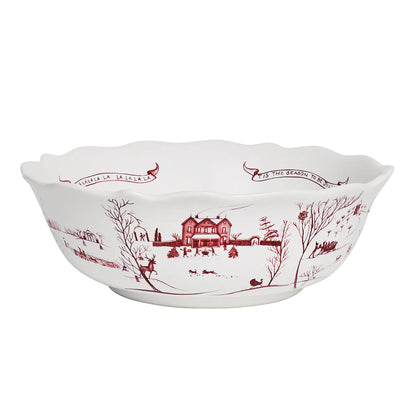 Juliska Country Estate Winter Frolic Ruby 11" Serving Bowl