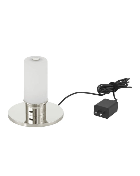 Gadabout Nickel Cordless Table Lamp