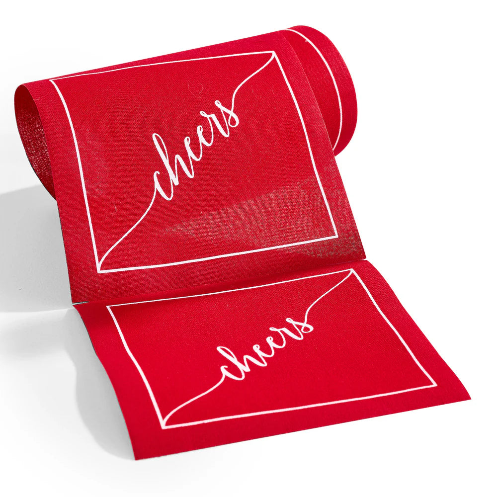 The Red Carpet Cocktail Napkin Roll