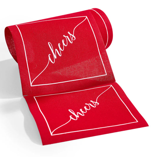 The Red Carpet Cocktail Napkin Roll
