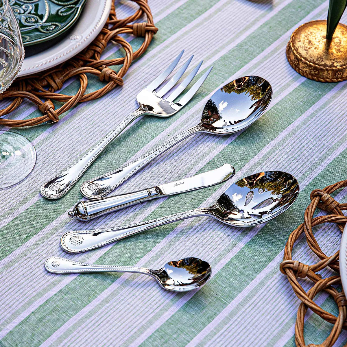 Juliska Berry & Thread Polished 5pc Hostess Set