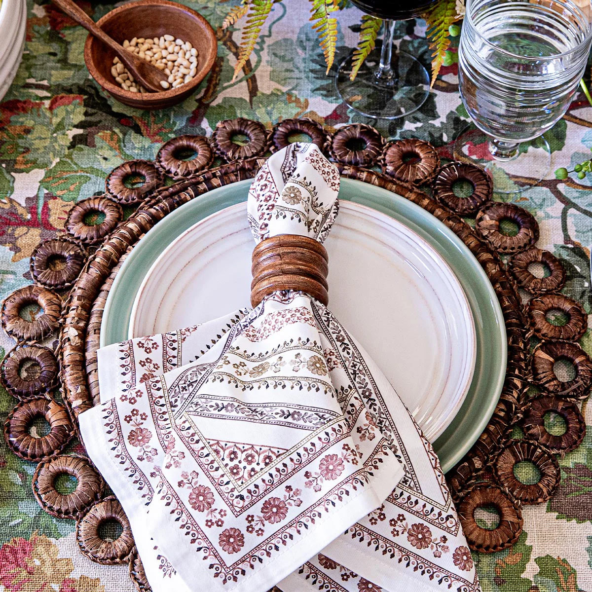 Juliska Seville Stripe Natural Napkins (Set of 4)