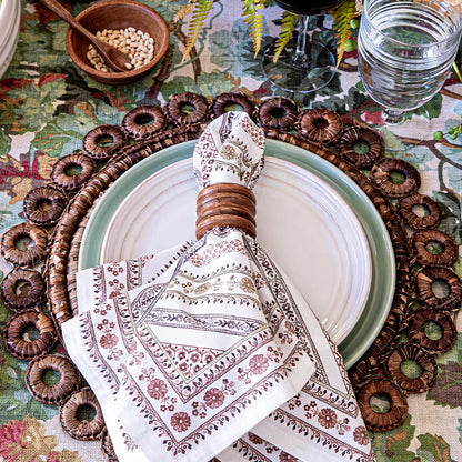 Juliska Seville Stripe Natural Napkins (Set of 4)