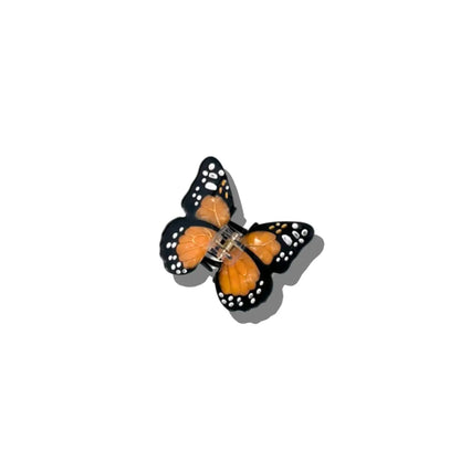 Mini Monarch Butterfly Claw Hair Clip