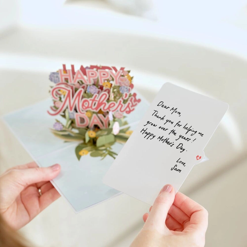 Happy Mother's Day Hydrangeas Card, 5x7" Pop-Up Card