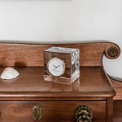 Simon Pearce Woodbury Clock, Gift Boxed