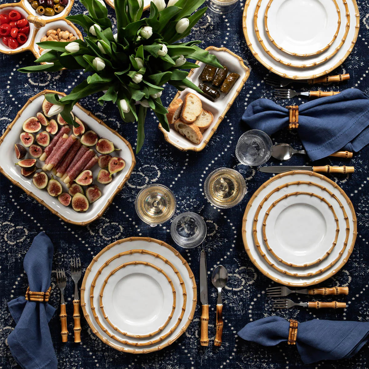 Juliska Bamboo Side/Cocktail Plate