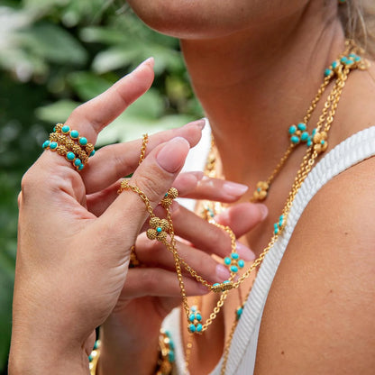 Berry Gem Ring in Turquoise, Capucine de Wulf