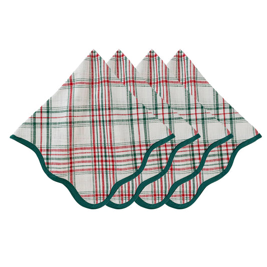 Juliska Merry Tartan Napkins (Set of 4)