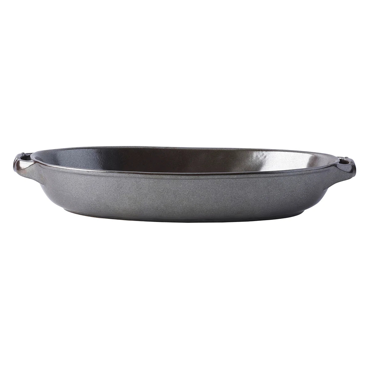 Pewter Stoneware 15.5" Shallow Baker - Juliska