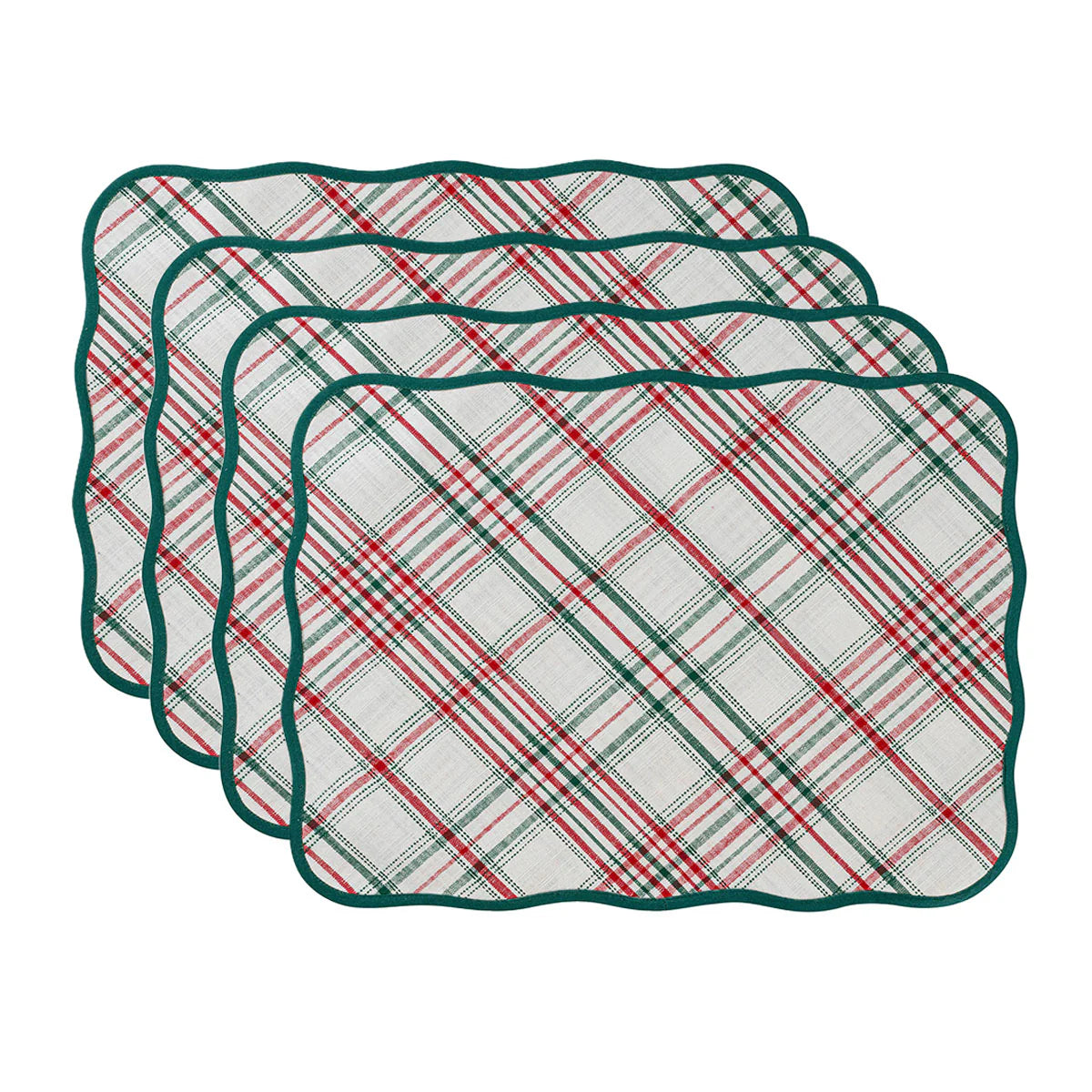 Juliska Merry Tartan Placemats (Set of 4)