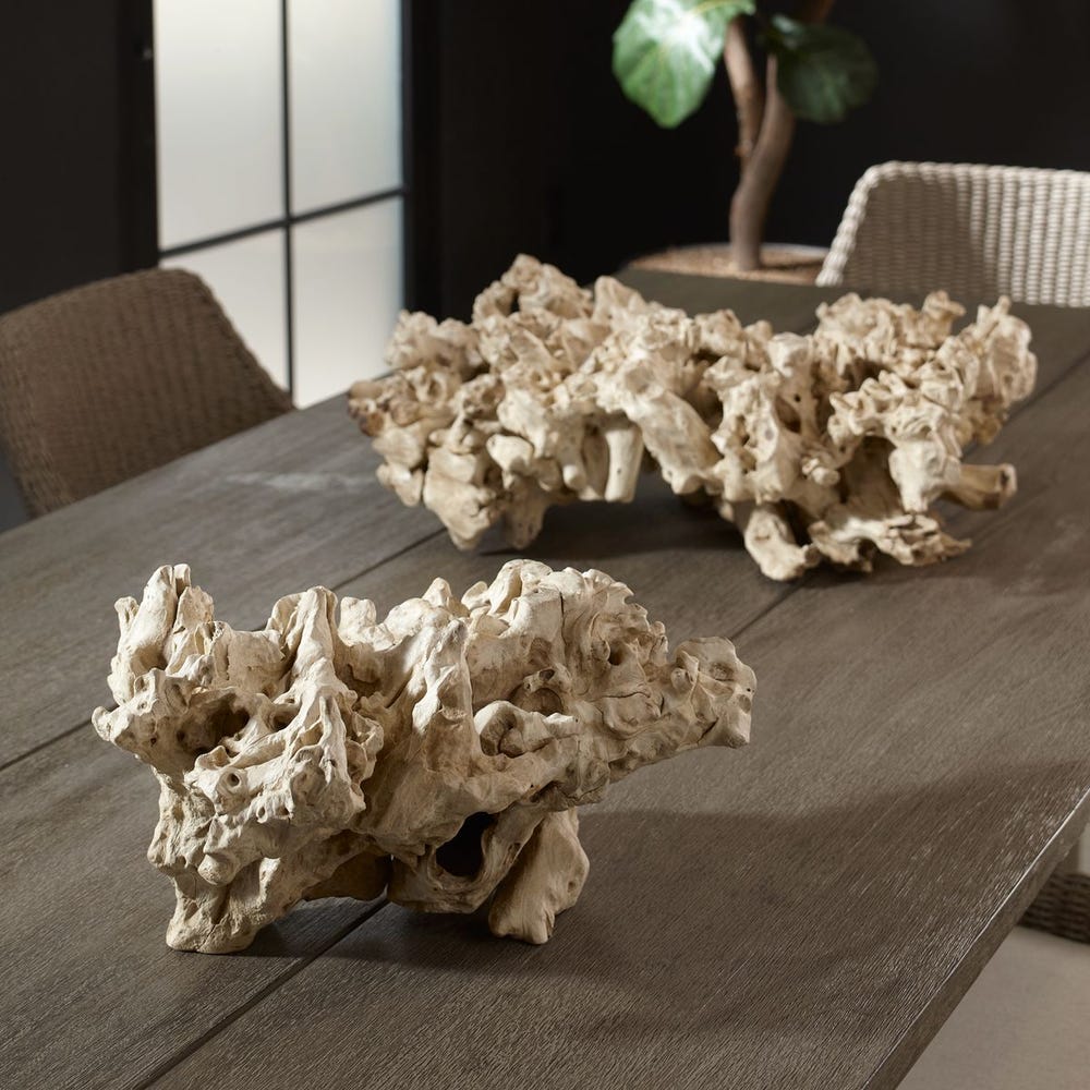 Elemental Root Indoor-Outdoor Sculptures, Set of 2