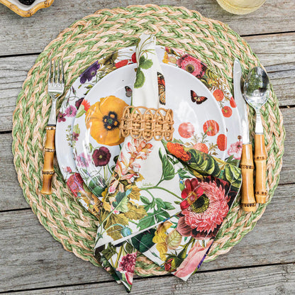 Juliska Field of Flowers White Napkins (Set of 4)